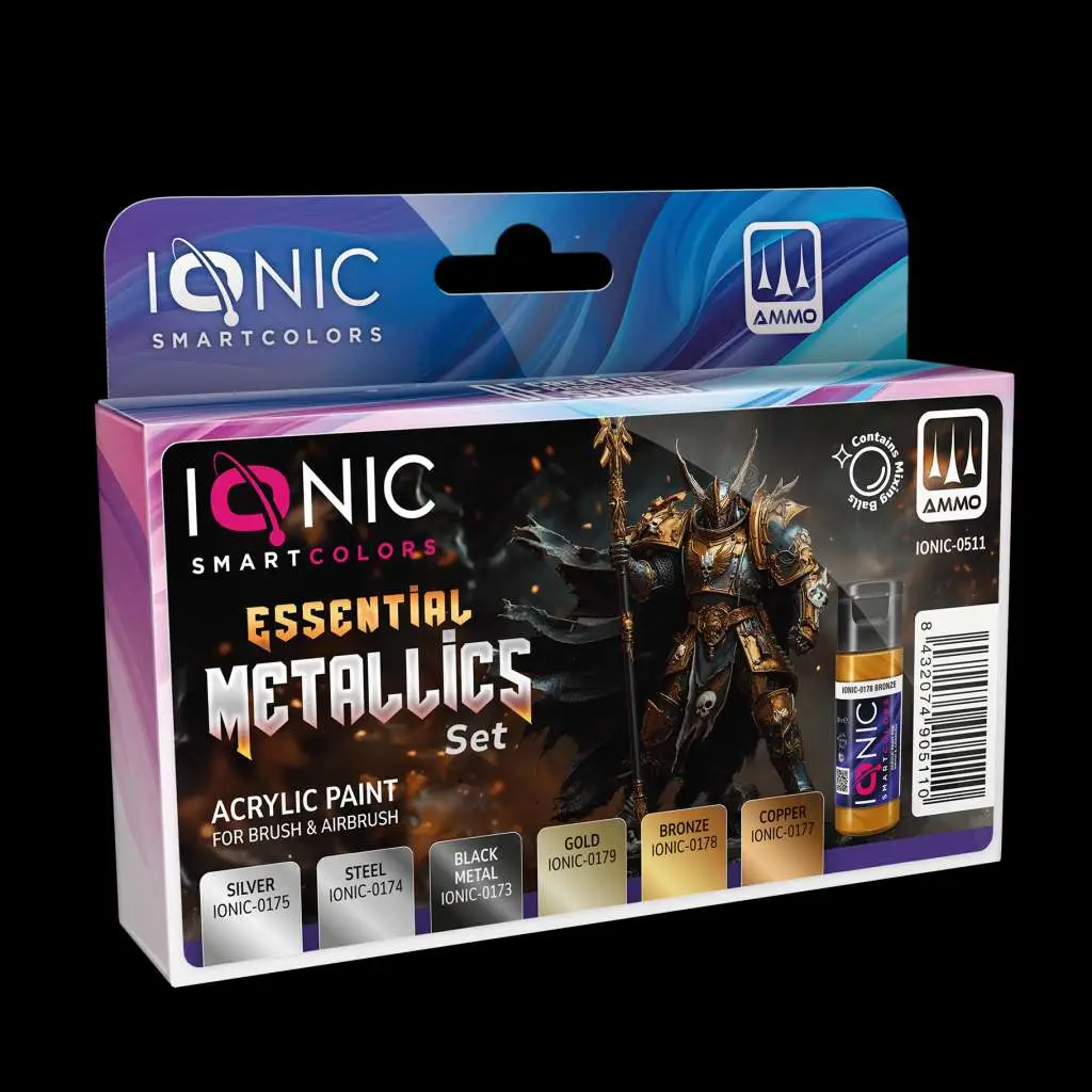 Ionic Essential Metallics Paint Set - Figurine